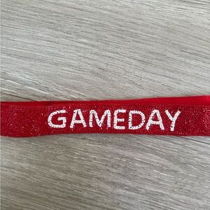 Red Gameday purse strap